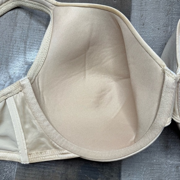 Cacique Lightly Lined Full Coverage Tan Bra 42C - Picture 7 of 11